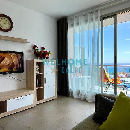 Lima Con Piscina Y Vista Al Mar Daire Calp Dış mekan fotoğraf